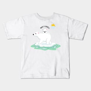 Polar Bear - Global Warming Kids T-Shirt